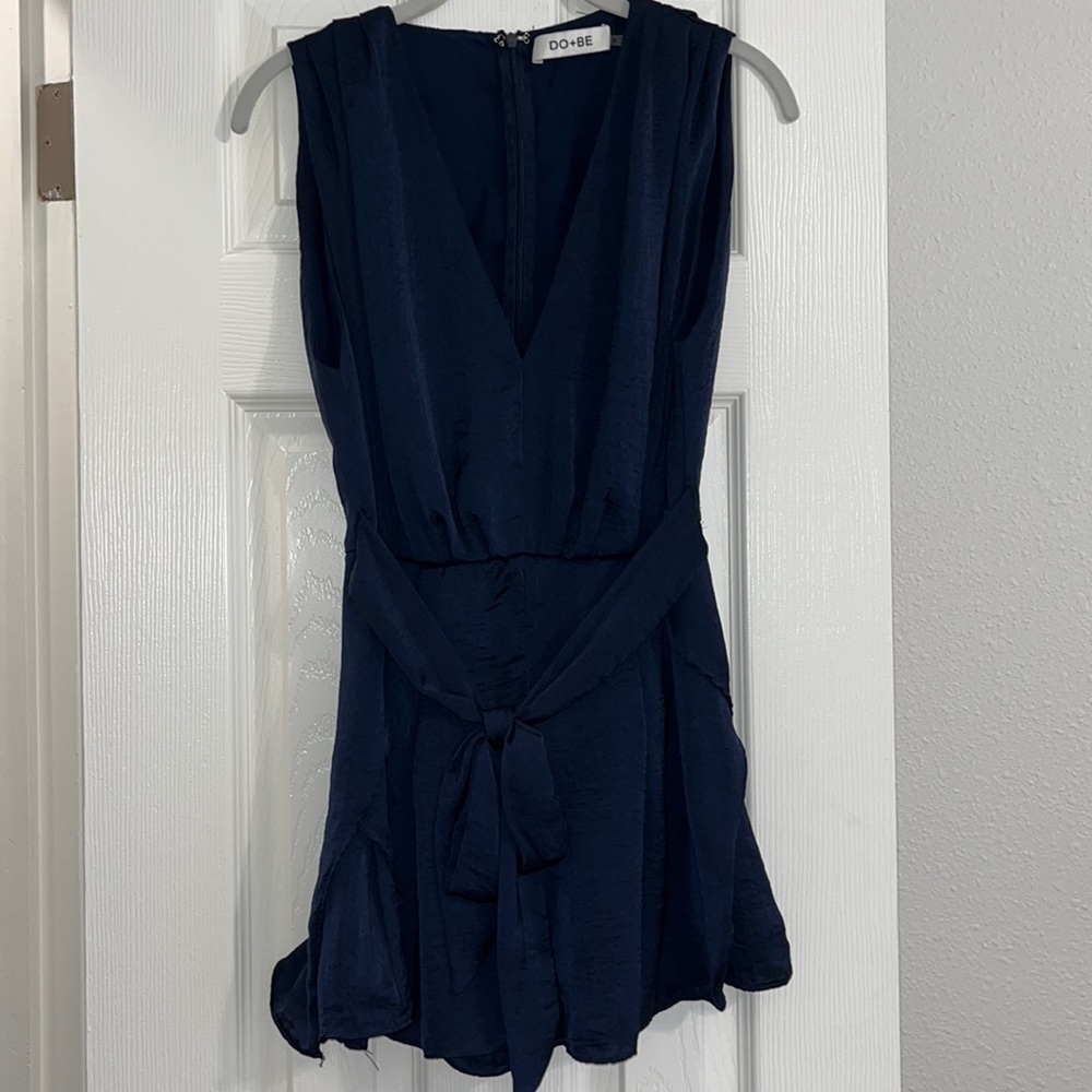Navy blue romper
